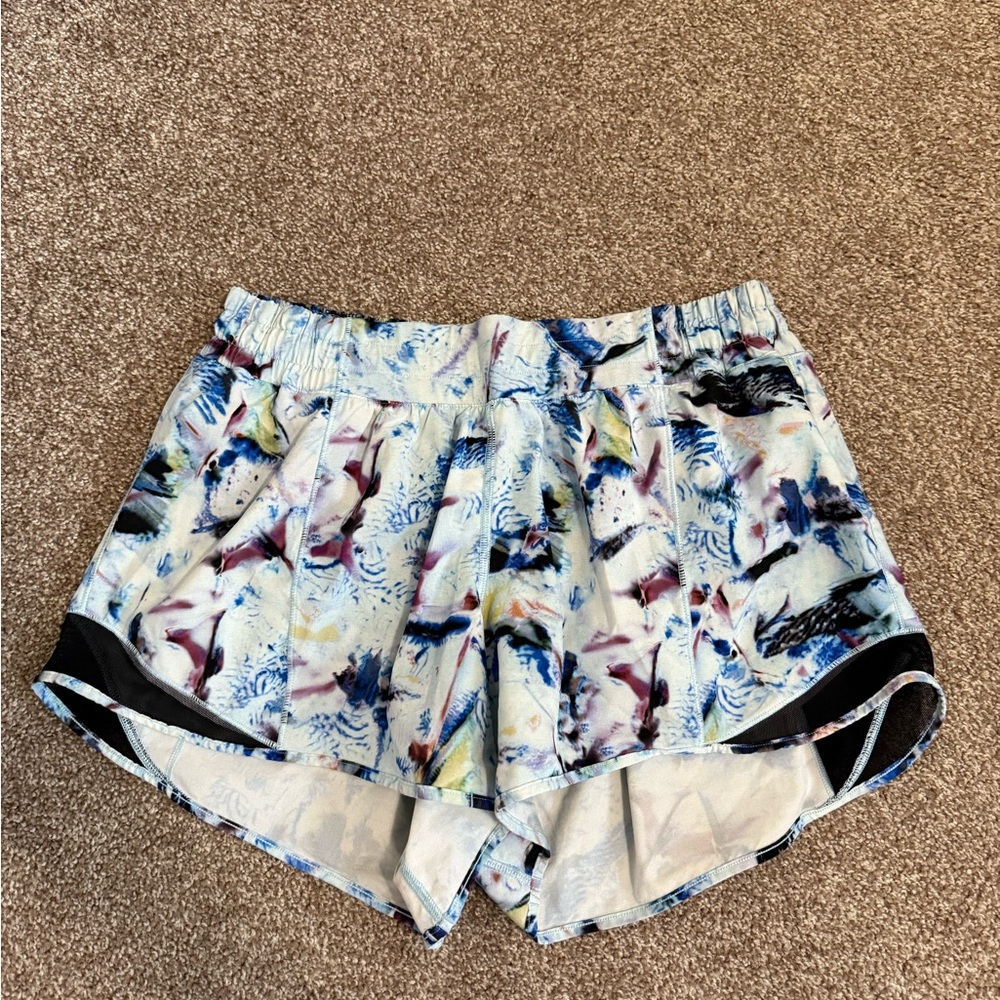 Lululemon Athletica Blue and Purple Athletic Shorts